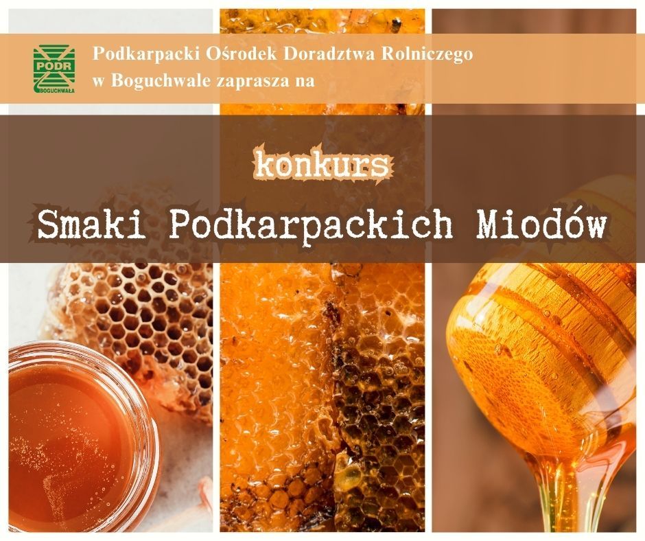„Smaki podkarpackich miodów” - konkurs dla pszczelarzy