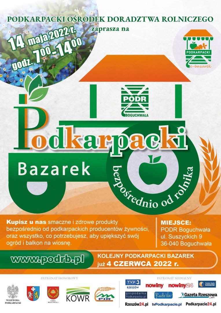 Już 14 maja odbędzie się kolejny Podkarpacki Bazarek, każdy znajdzie tu coś dla siebie.