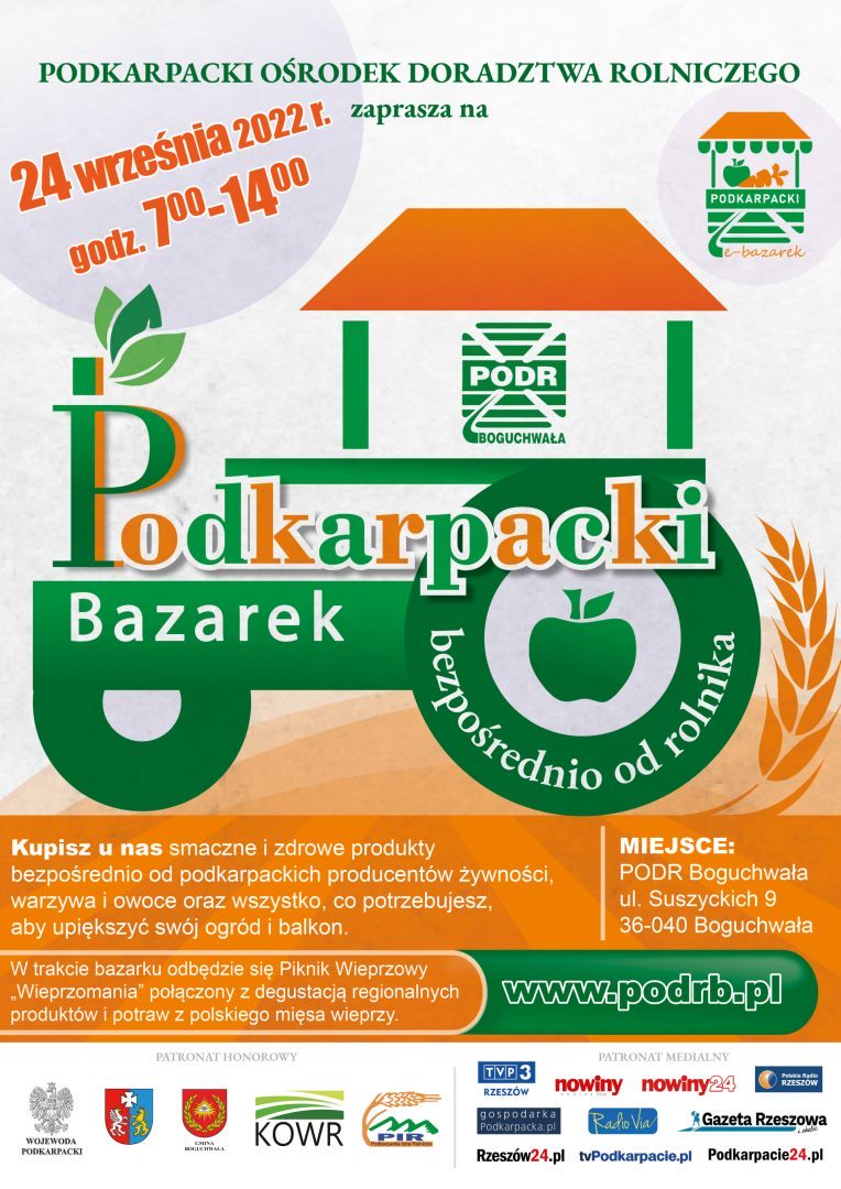 Zapraszamy na Podkarpacki Bazarek 24 września