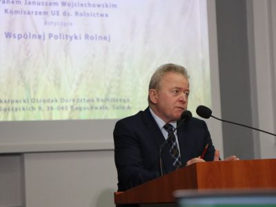 Unijny komisarz do spraw rolnictwa w Boguchwale