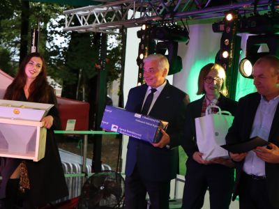 W dniu 1.10.2022 r. w trakcie trwania XVII Jesiennej Giełdy Ogrodniczej, został przeprowadzony konkurs „Smaki Podkarpackich Miodów”